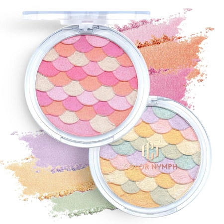 color nymph powder blush highlighter makeup set.webp